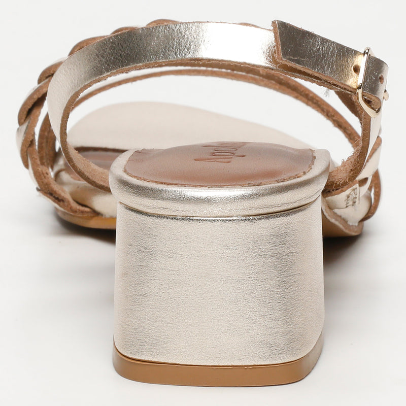 Apolina - Sandales A Talon Saranda - Doré