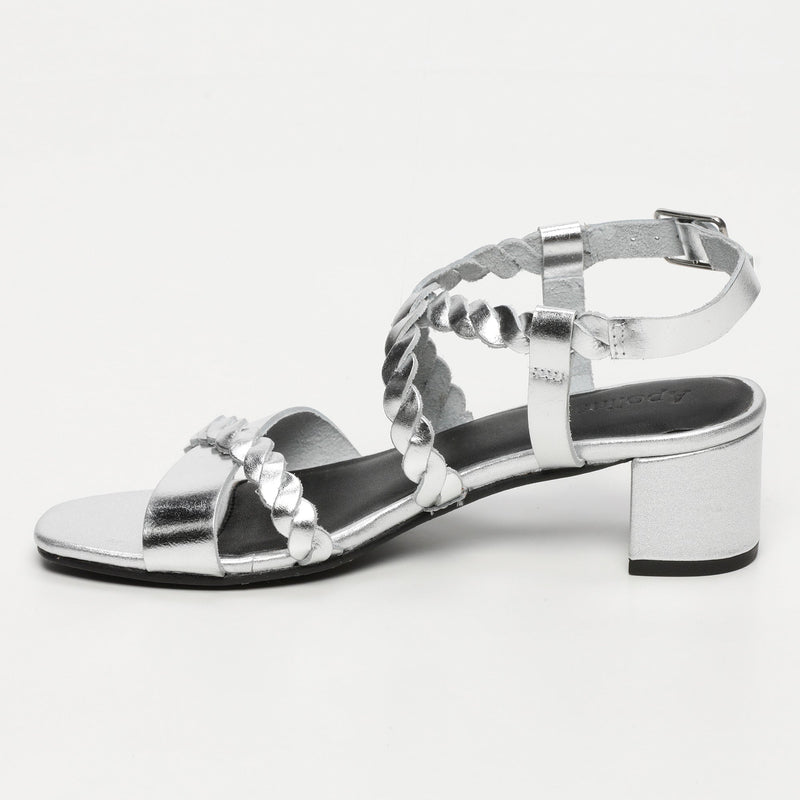 Apolina - Sandalias de tacón Janina - Plata