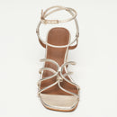 Apolina - Sandales A Talon Yana - Doré