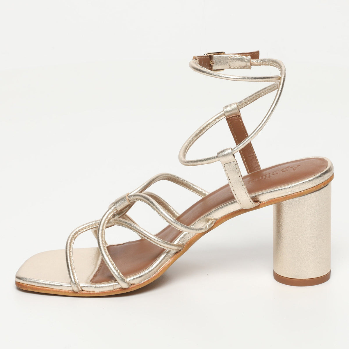Apolina - Sandalias de Tacón Yana - Dorado