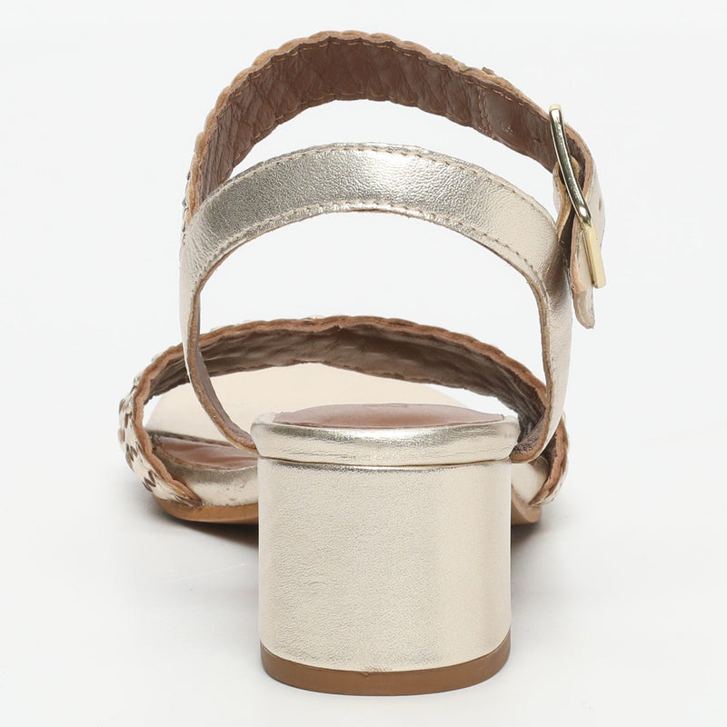 Apolina - Mostar Heeled Sandals - Gold