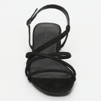 Apolina - Sandales A Talon Agonda - Noir