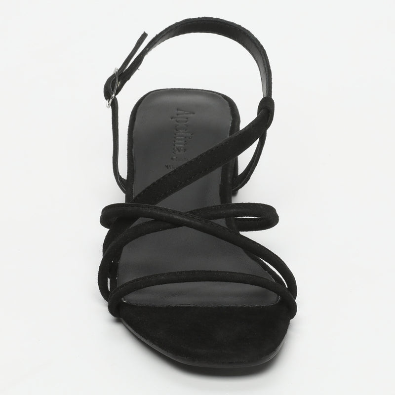 Apolina - Sandales A Talon Agonda - Noir