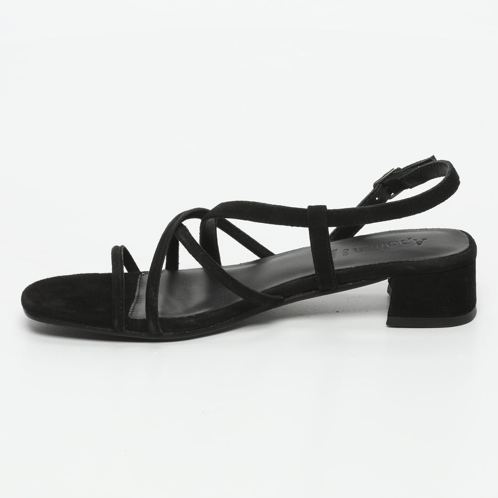 Apolina - Sandales A Talon Agonda - Noir