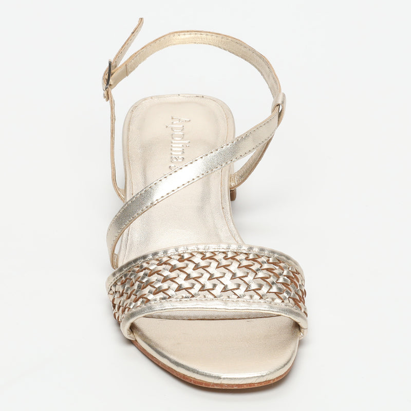 Apolina - Sandales A Talon Ronda - Doré