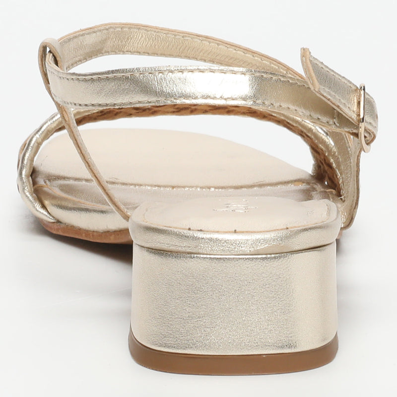 Apolina - Sandales A Talon Ronda - Doré