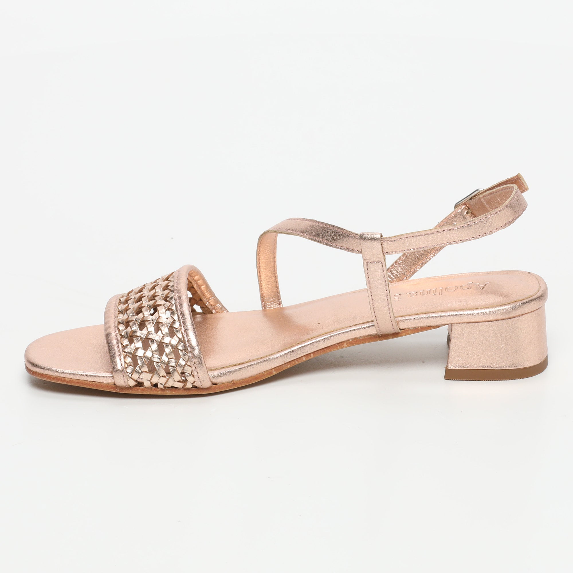Apolina - Sandales A Talon Ronda - Rose