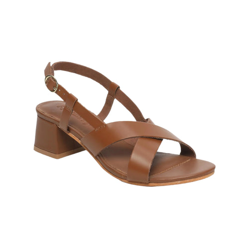 Apolina - Sandales A Talon Eze - Marron