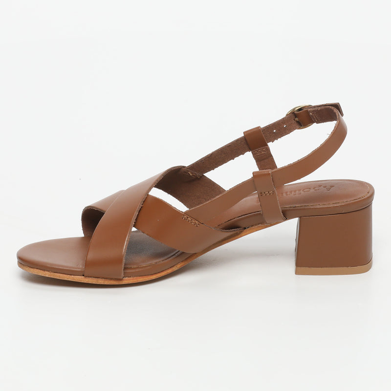 Apolina - Sandales A Talon Eze - Marron