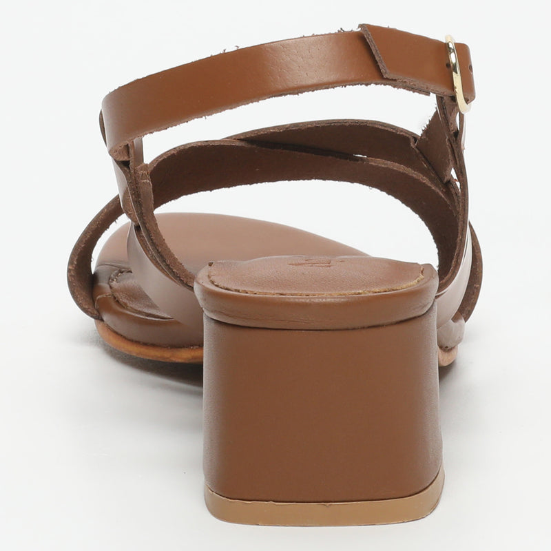 Apolina - Sandales A Talon Eze - Marron