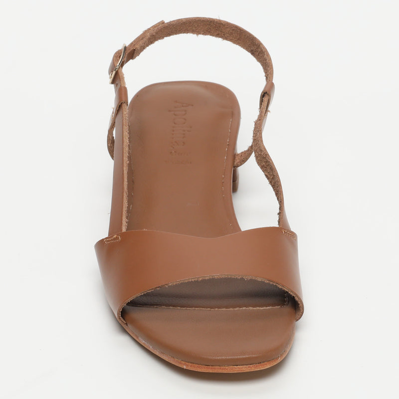 Apolina - Sandales A Talon Sintra - Marron