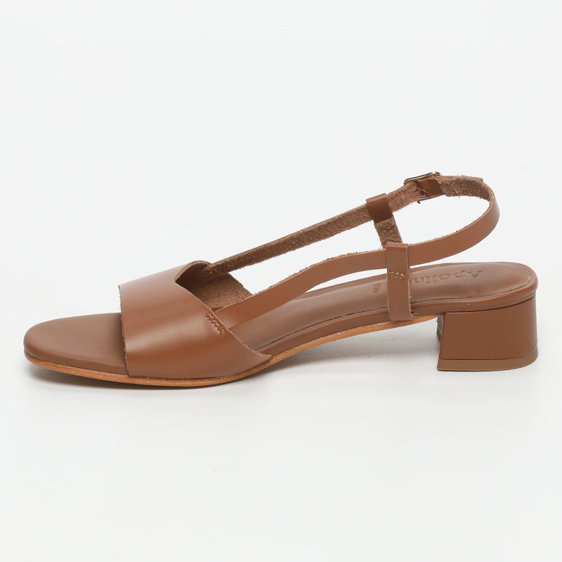 Apolina - Sintra Heeled Sandals - Brown
