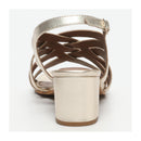 Carasona Heeled Sandals - Gold