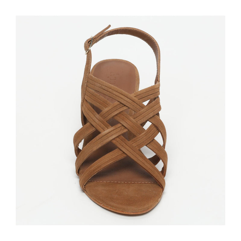 Sandalias de tacón Carasona - Marrón