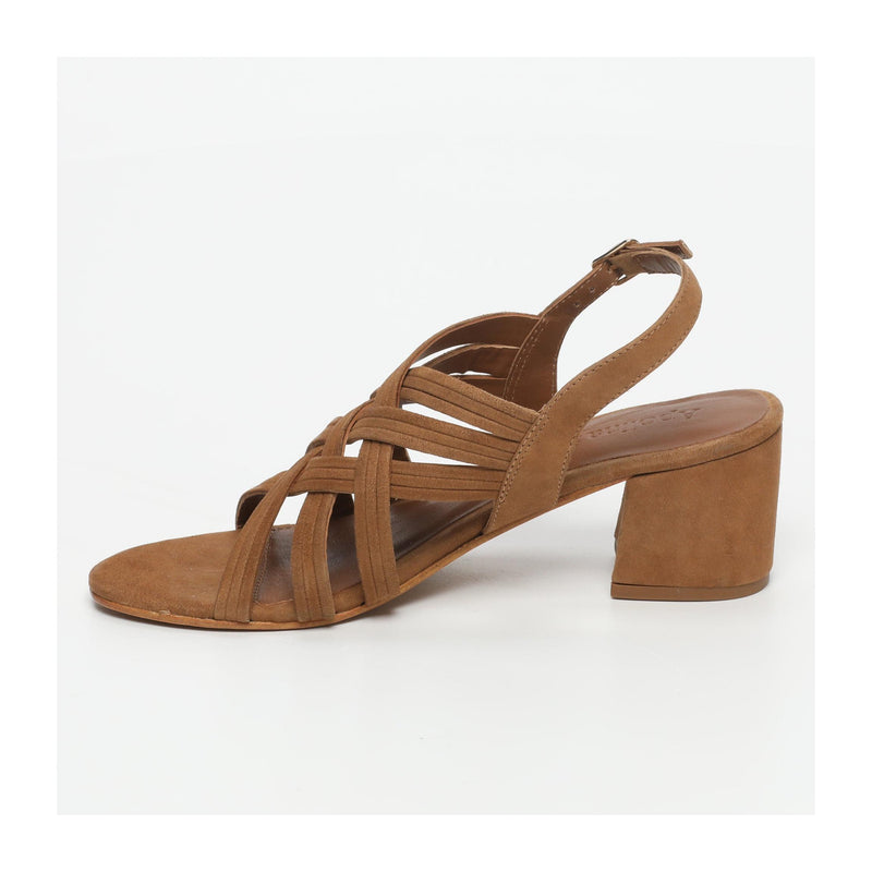 Sandalias de tacón Carasona - Marrón