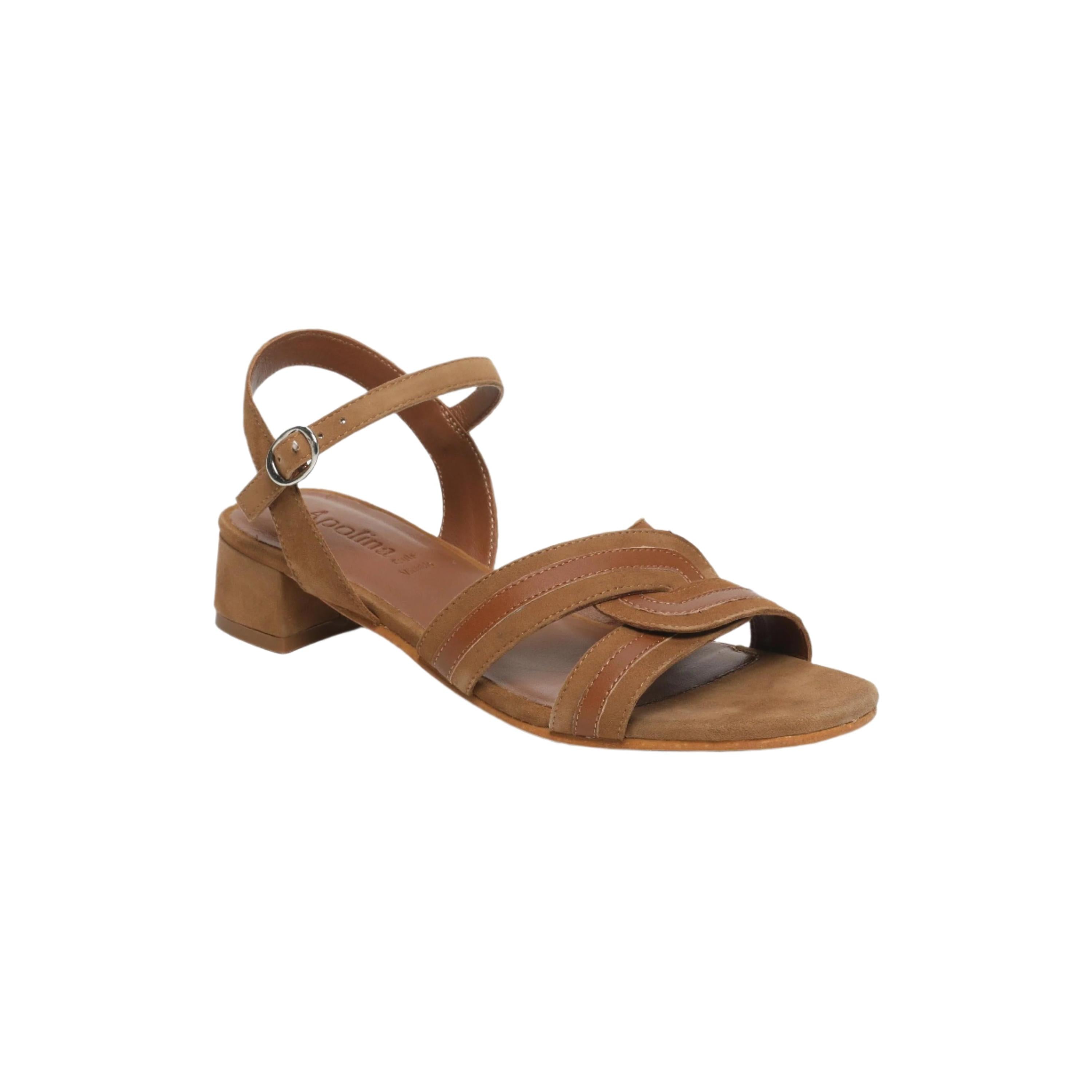 Apolina - Sandales A Talon Matera - Marron
