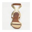Tenby Low Heel Sandals - Gold