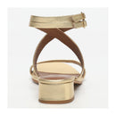 Tenby Low Heel Sandals - Gold