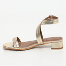 Apolina - Tenby Low Heel Sandals - Gold