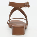 Apolina - Tenby Low Heel Sandals - Brown