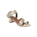 Sandalias Berat De Tacón Medio - Dorado