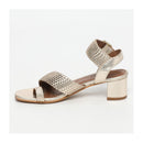 Sandalias Berat De Tacón Medio - Dorado