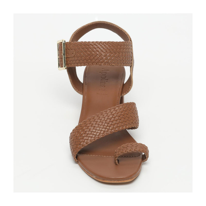 Sandalias Berat De Tacón Medio - Marrón
