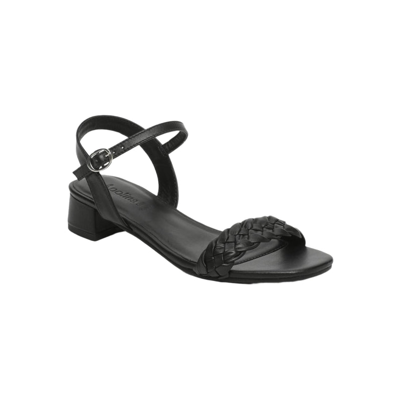 Sandalias de tacón bajo Cancún - Negro