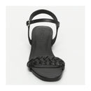 Sandalias de tacón bajo Cancún - Negro
