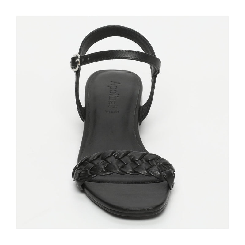 Sandalias de tacón bajo Cancún - Negro