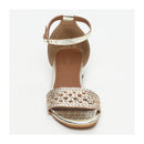 Varenna Low Heel Sandals - Gold