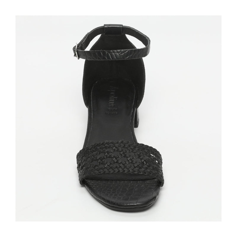 Sandalias Varenna de tacón bajo - Negro