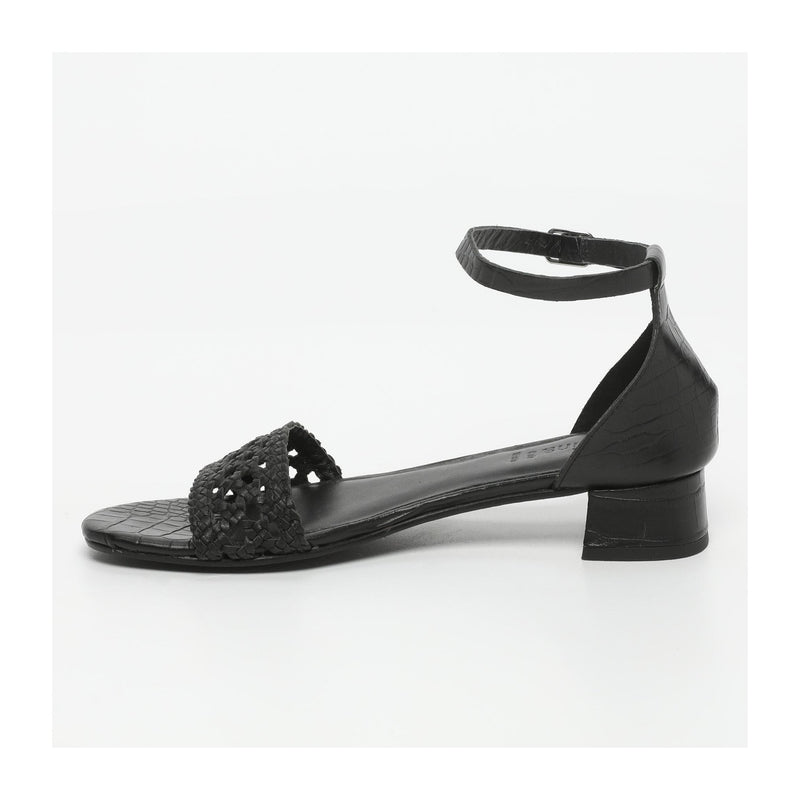 Sandalias Varenna de tacón bajo - Negro