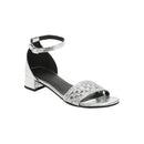 Varenna Low Heel Sandals - Silver