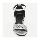 Varenna Low Heel Sandals - Silver