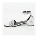 Varenna Low Heel Sandals - Silver