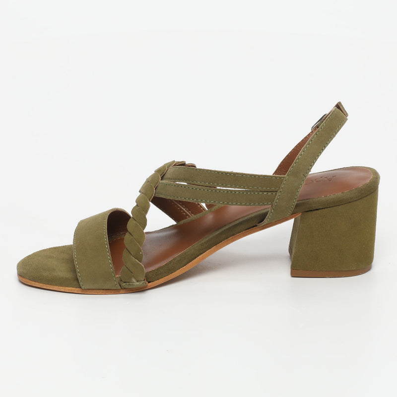 Apolina - Alacati High Heel Sandals - Green