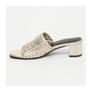 Bibury Mid Heel Sandals - Gold