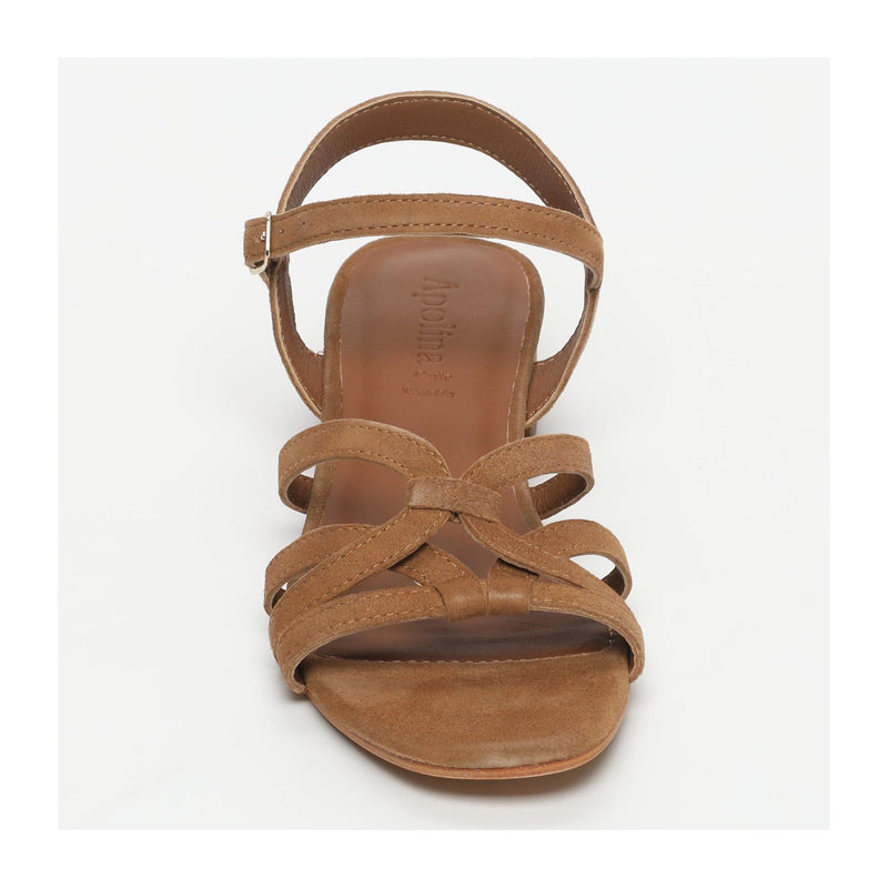 Korcula Low Heel Sandals - Brown