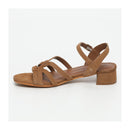 Korcula Low Heel Sandals - Brown