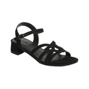 Apolina - Sandales Talons Bas Korcula - Noir