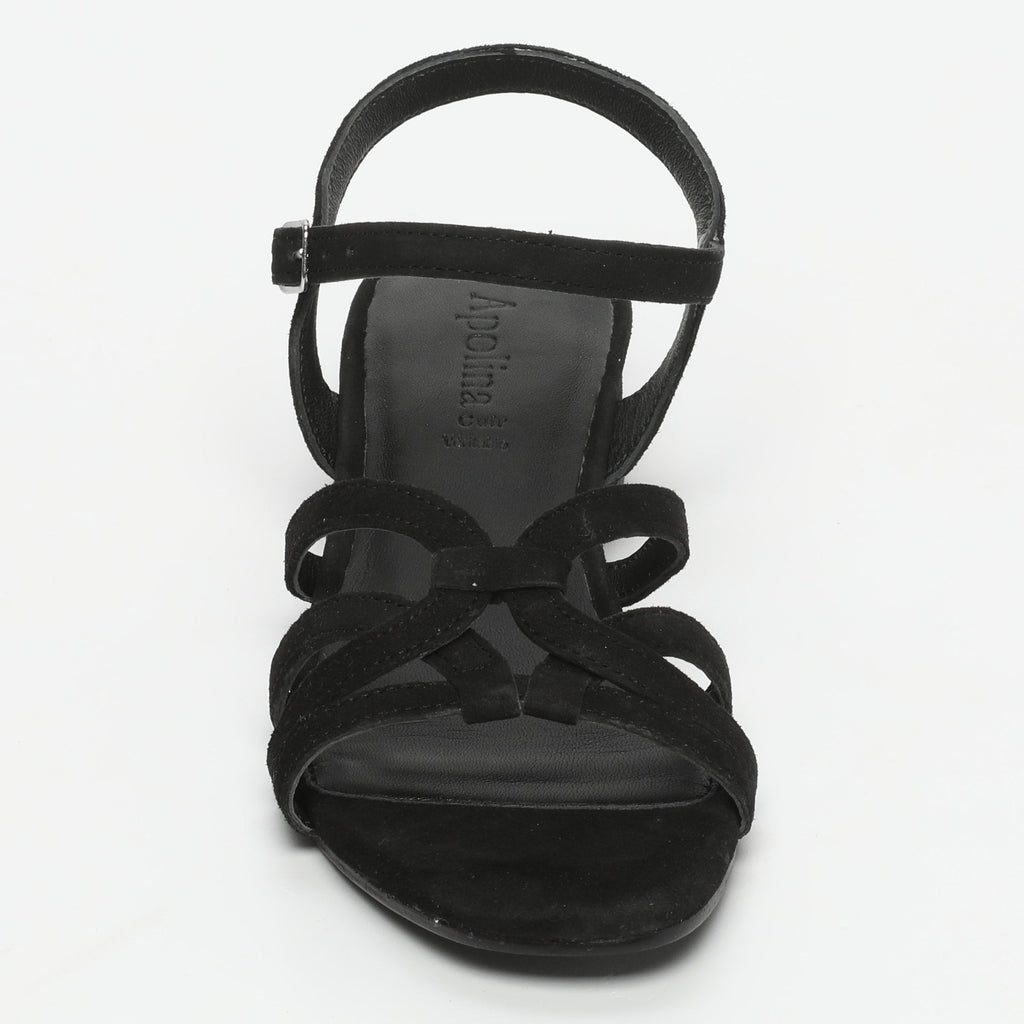 Apolina - Low Heel Sandals Korcula - Black