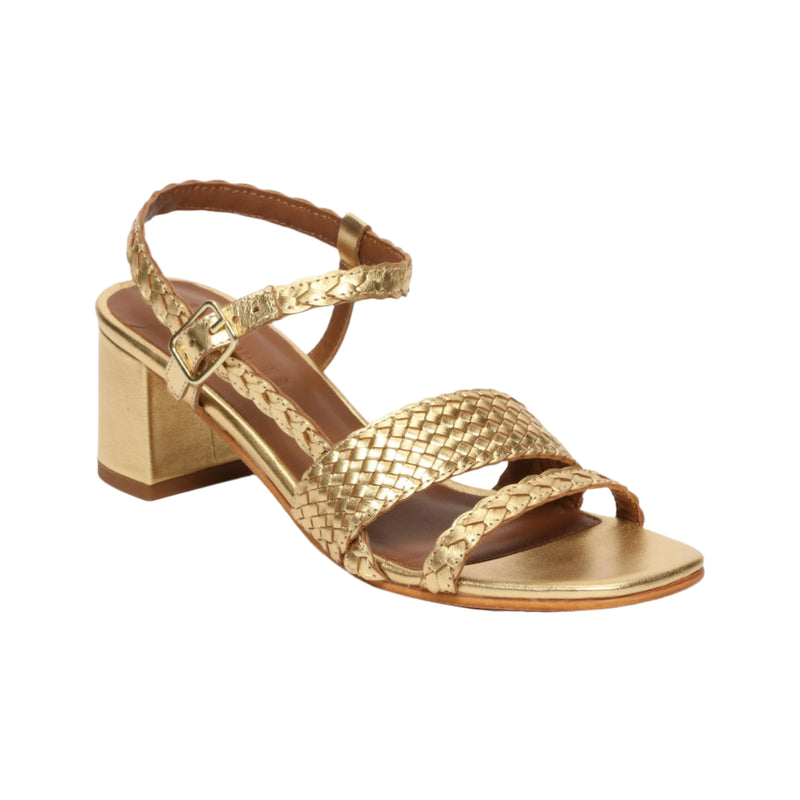 Apolina - Salak High Heel Sandals - Gold