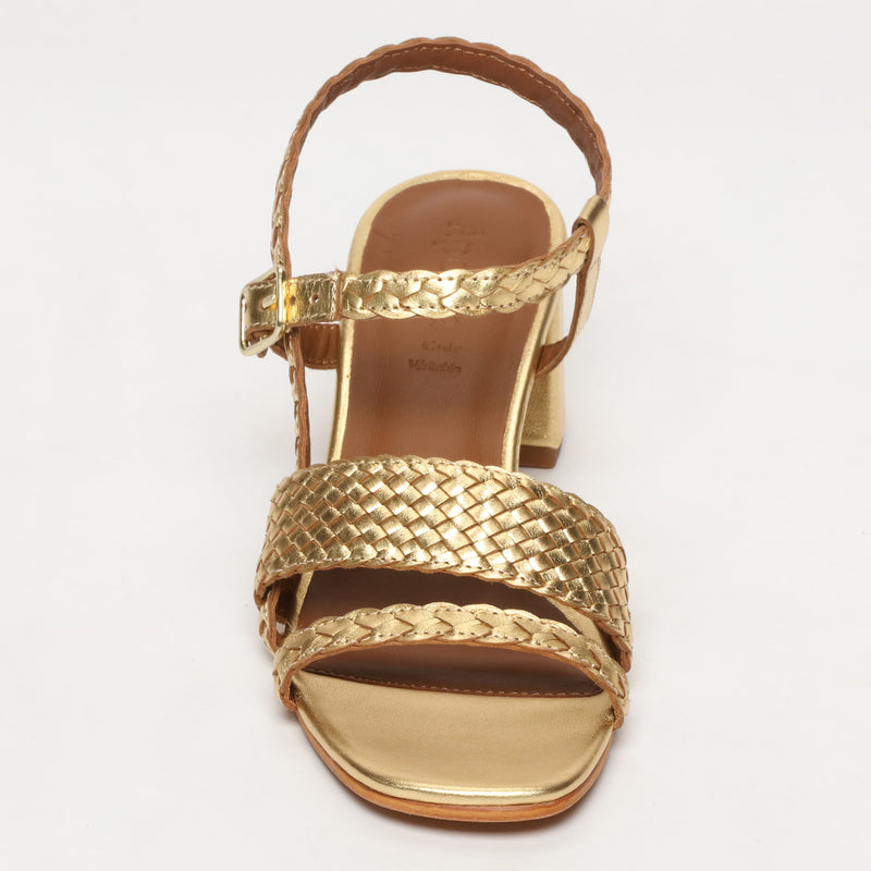 Apolina - Salak High Heel Sandals - Gold