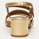 Apolina - Salak High Heel Sandals - Gold