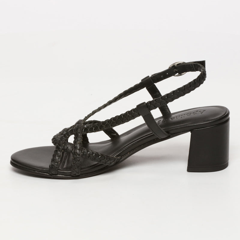 Apolina - Sandales Talons Haut Cassian - Noir