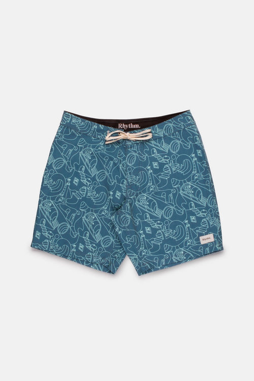 Rhythm - Short De Bain So Pitted - Sea Blue - Homme