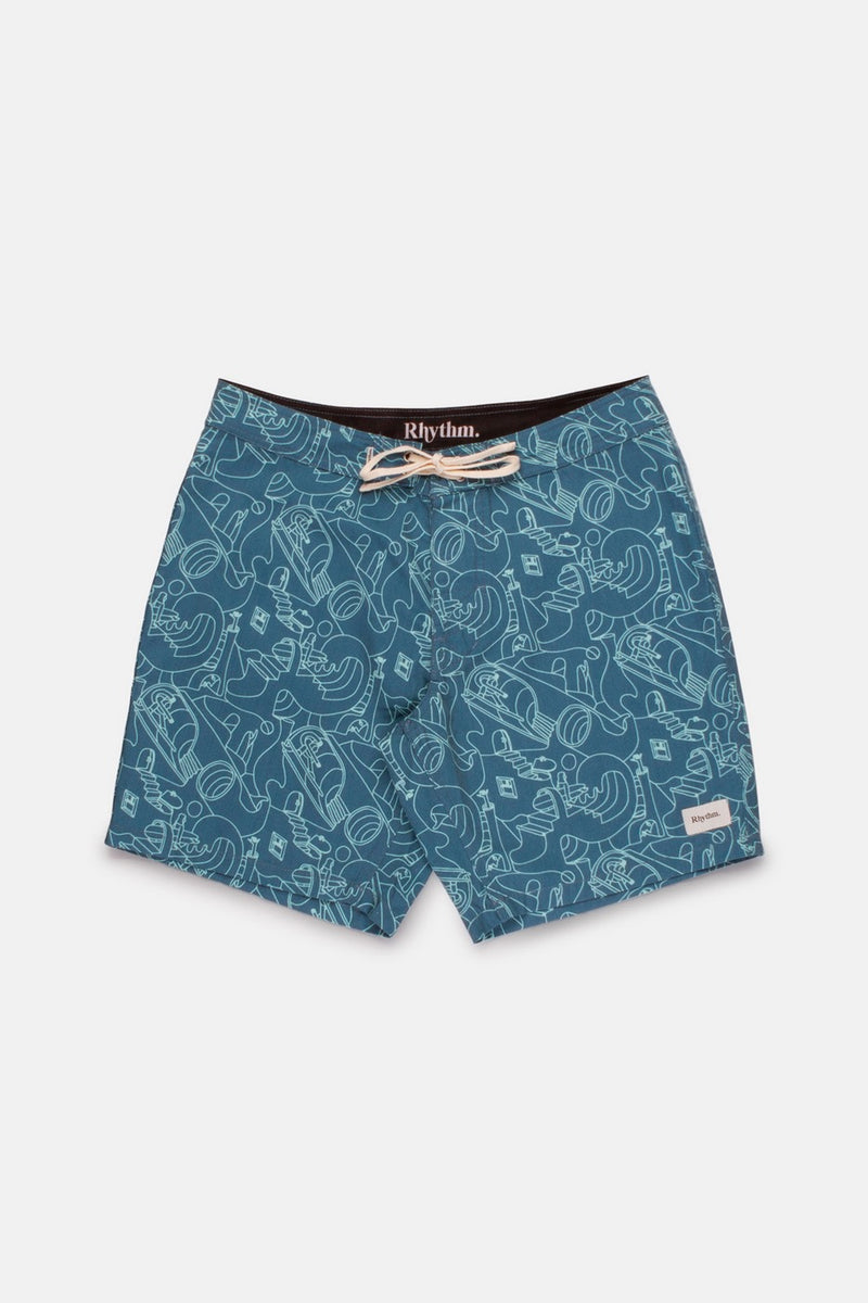 Rhythm - Short De Bain So Pitted - Sea Blue - Homme