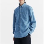 Camisa de manga larga - Blanqueador claro - Hombre