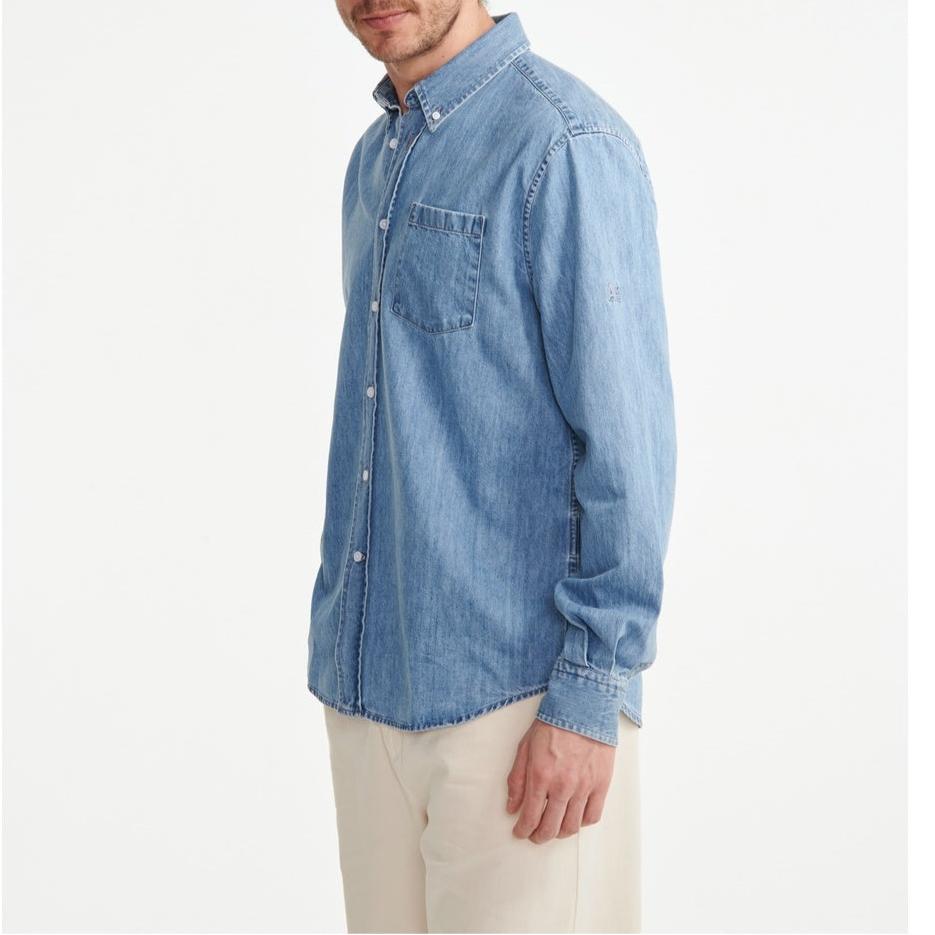 Camisa de manga larga - Blanqueador claro - Hombre